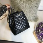 Chanel Gabrielle Backpack in Aged Calfskin Quilted Leather-Black