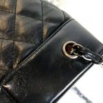 Chanel Gabrielle Backpack in Aged Calfskin Quilted Leather-Black