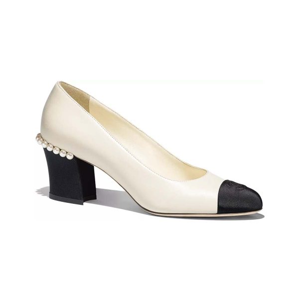 chanel_women_pumps_lambskin_grosgrain_shoes_white_1_