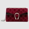 Gucci GG Women Dionysus GG Velvet Small Shoulder Bag