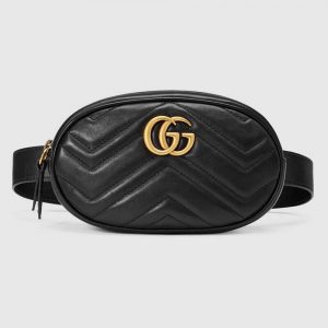 Gucci GG Unisex GG Marmont Matelassé Leather Belt Bag