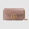Gucci GG Women GG Marmont Matelassé Leather Super Mini Bag