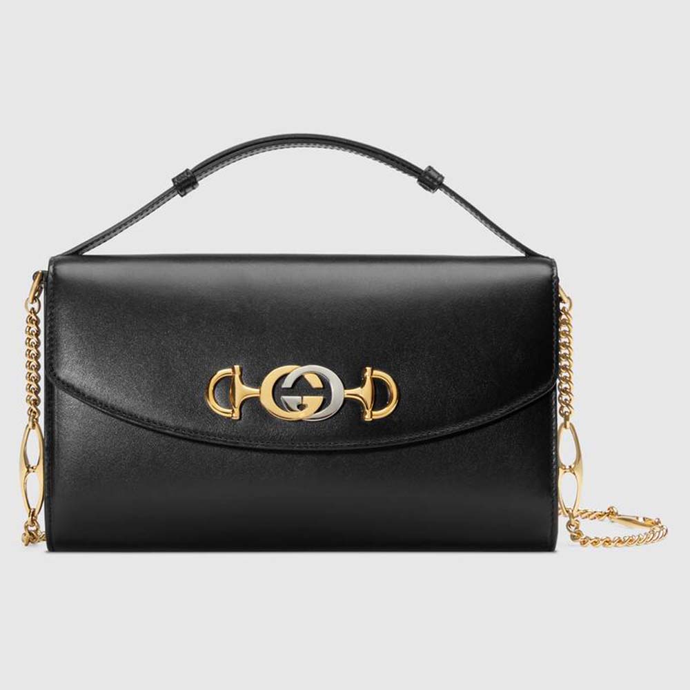 Gucci GG Women Gucci Zumi Smooth Leather Small Shoulder Bag - Image 3
