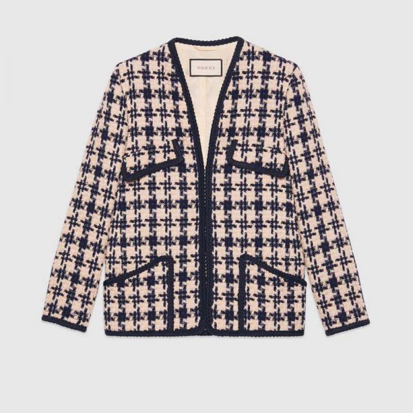 gucci_women_houndstooth_v-neck_jacket_1_