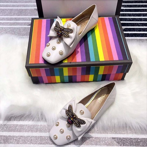 gucci_women_leather_ballet_flat_with_bow_white_4_