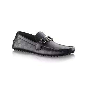Louis Vuitton LV Men Hockenheim Moccasin Shoes Black