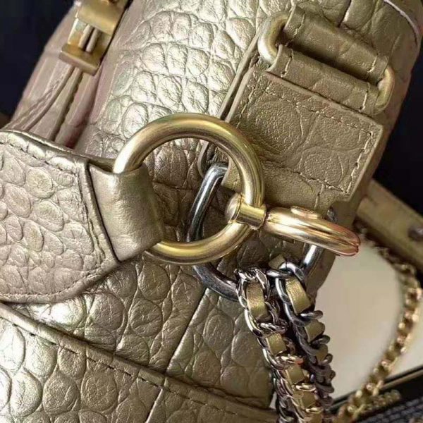 Chanel Women Chanel’s Gabrielle Large Hobo Bag-Gold (5)