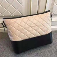 Chanel Women Chanel’s Gabrielle Large Hobo Bag in Calfskin Leather-Beige (1)