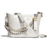 Chanel Women Chanel's Gabrielle Small Hobo Bag in Aged Calfskin Leather