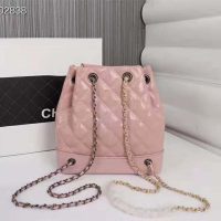 Chanel Women Chanel’s Gabrielle Small Hobo Bag in Aged Smooth Calfskin-Pink (1)