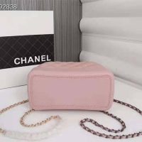 Chanel Women Chanel’s Gabrielle Small Hobo Bag in Aged Smooth Calfskin-Pink (1)