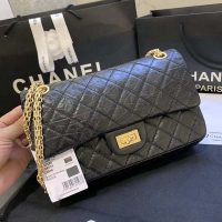 Chanel Women Maxi 2.55 Handbag in Aged Calfskin Leather-Black (1)