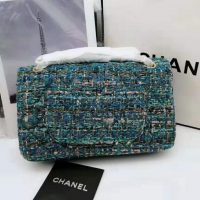 Chanel Women Mini Flap Bag in Tweeds & Fabrics-Blue (1)