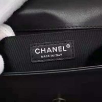 Chanel Women Small Boy Chanel Handbag in Calfskin Leather-Black (1)