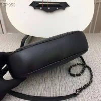 Chanel Women Small Camera Case in Lambskin Leather-Black (1)