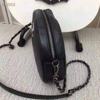 Chanel Women Small Camera Case in Lambskin Leather-Black (1)