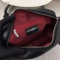 Chanel Women Small Camera Case in Lambskin Leather-Black (1)