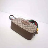 Gucci GG Women GG Supreme Messenger Bag in GG Supreme Canvas-Brown (1)