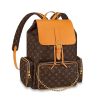 Louis Vuitton LV Men Backpack Trio in Monogram Canvas-Brown