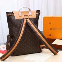 Louis Vuitton LV Men Backpack Trio in Monogram Canvas-Brown (1)