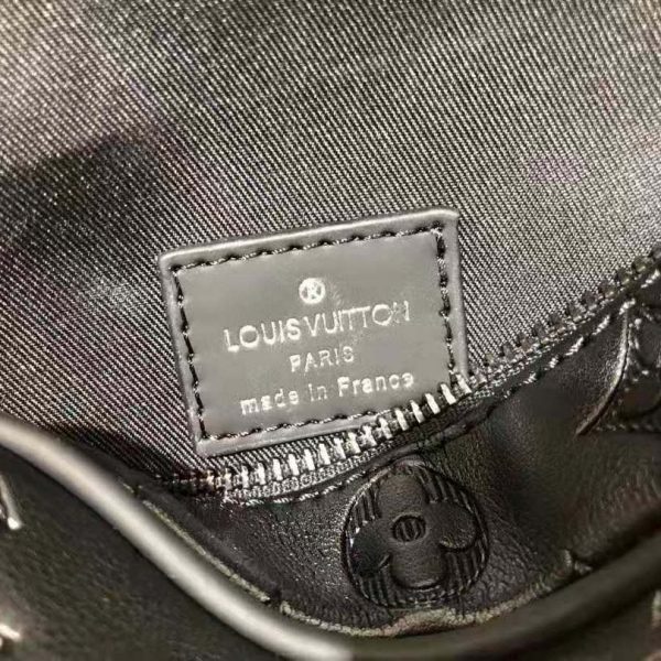 Louis Vuitton LV Men Danube PM in Monogram Shadow Cowhide-Black (9)