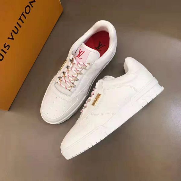 Louis Vuitton LV Men LV Trainer Sneaker Shoes White (2)