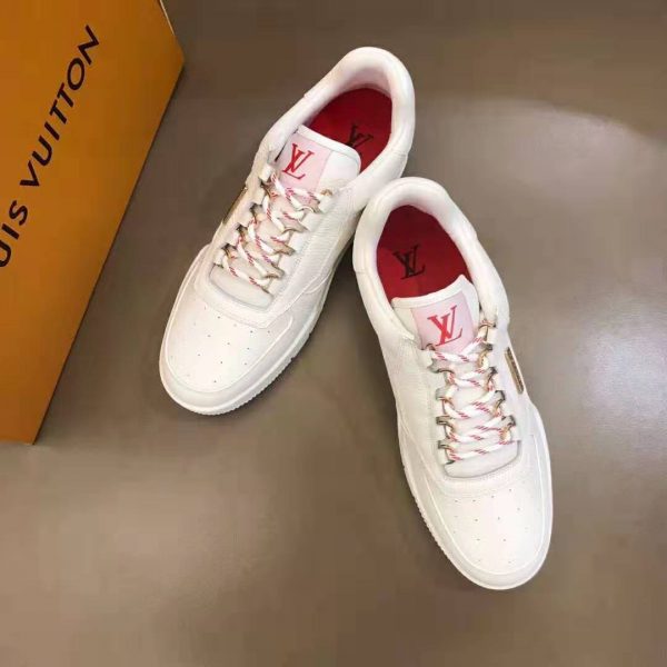 Louis Vuitton LV Men LV Trainer Sneaker Shoes White (3)