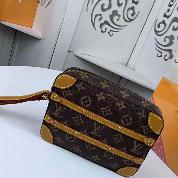 Louis Vuitton LV Men Soft Trunk Messenger PM in Iconic Monogram Canvas-Brown (2)