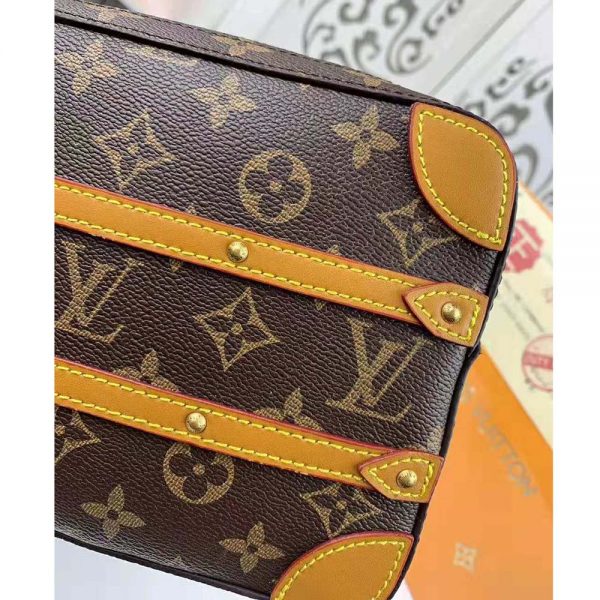 Louis Vuitton LV Men Soft Trunk Messenger PM in Iconic Monogram Canvas-Brown (7)