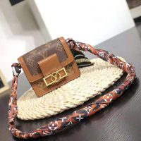 Louis Vuitton LV Women Bumbag Dauphine BB Bag-Brown (1)