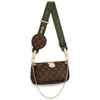 Louis Vuitton LV Women Multi-Pochette Accessoires Bag in Monogram Canvas-Brown