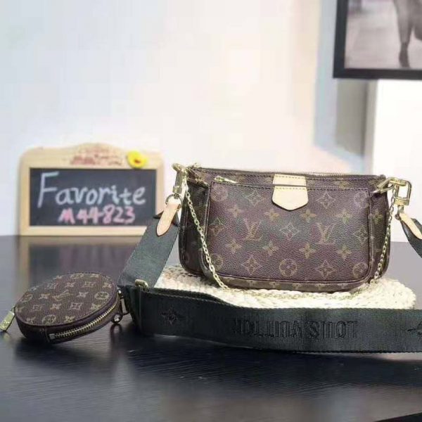 Louis Vuitton LV Women Multi-Pochette Accessoires Bag in Monogram Canvas-Brown (2)