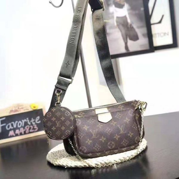 Louis Vuitton LV Women Multi-Pochette Accessoires Bag in Monogram Canvas-Brown (4)