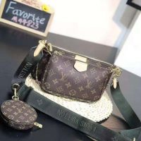 Louis Vuitton LV Women Multi-Pochette Accessoires Bag in Monogram Canvas-Brown (1)