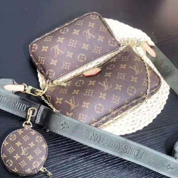 Louis Vuitton LV Women Multi-Pochette Accessoires Bag in Monogram Canvas-Brown (6)