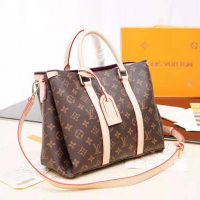 Louis Vuitton LV Women Soufflot MM Bag-Brown (1)