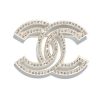 Chanel Women Brooch in Metal & Diamantés-Gold