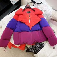 Chanel Women Mixed Fibers Red Purple & Fuchsia Jacket (1)