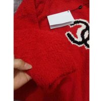 Chanel Women Pullover Wool and Mixed Fibers & Cashmere Sweater-Red (5)