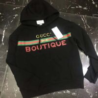 Gucci Men Gucci Boutique Print Sweatshirt – Black (6)