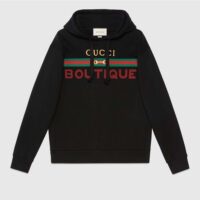 Gucci Men Gucci Boutique Print Sweatshirt – Black (6)