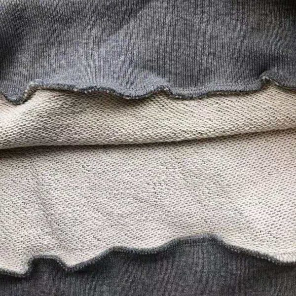 Gucci Men Hooded Sweatshirt with Deer Patch in 100% Cotton-Grey (8)