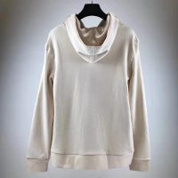 Gucci Men Oversize Sweatshirt with Gucci Logo in 100% Cotton-White (1)