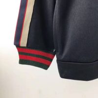 Gucci Women Technical Jersey Jacket-Black (7)