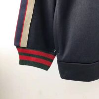 Gucci Women Technical Jersey Jacket-Black (7)