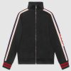 Gucci Women Technical Jersey Jacket-Black