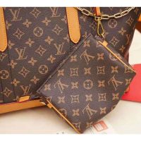 Louis Vuitton LV Men Cabas Voyage in Iconic Monogram Canvas and Natural Leather-Brown (1)