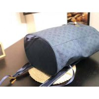 Louis Vuitton LV Men Chalk Backpack in Monogram Denim-Blue (1)