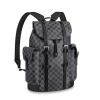 Louis Vuitton LV Men Christopher PM Backpack in Monogram Canvas-Brown (1)