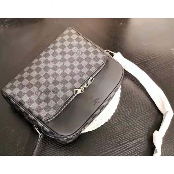 Louis Vuitton LV Men Dayton Reporter PM in Monogram Canvas-Grey (7)